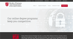 Desktop Screenshot of henley-putnam.edu